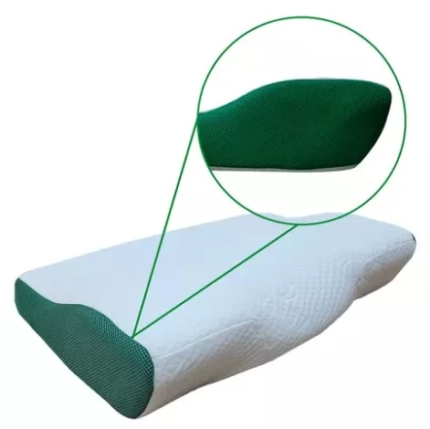1 - Travesseiro Ajuste Ideal Coluna Antialergico Luxo C/ Capa - Vitasono