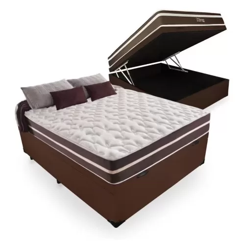 3 - Cama Box com Baú - Anjos
