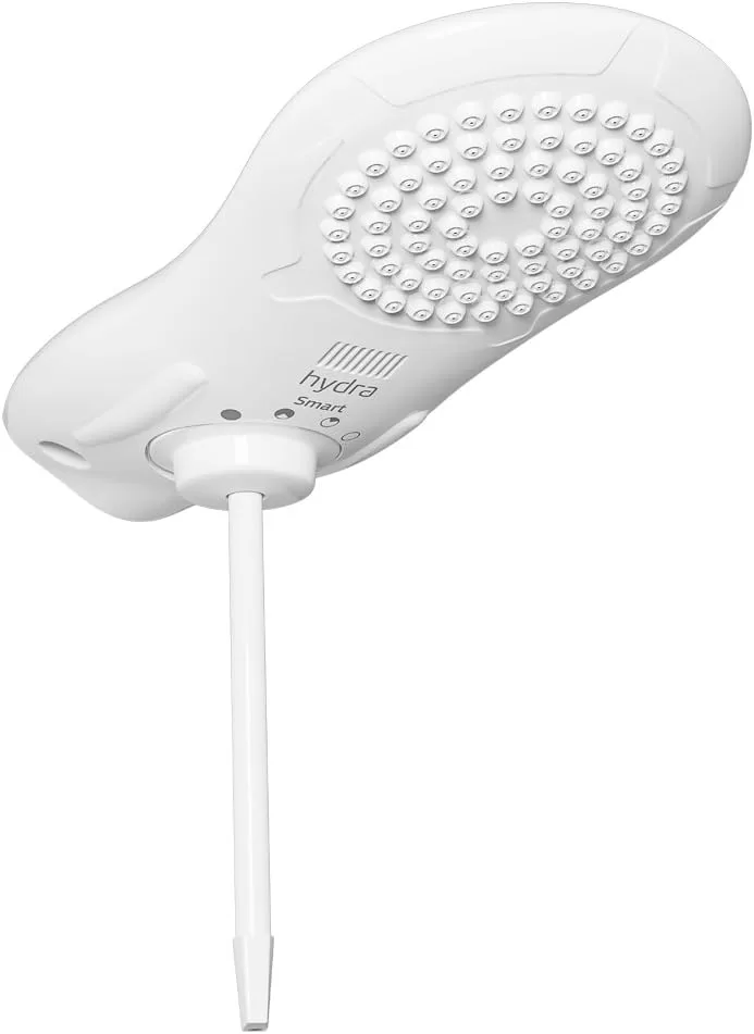 10 - Chuveiro Elétrico Branco Smart 4T, 5500W 110V- Hydra