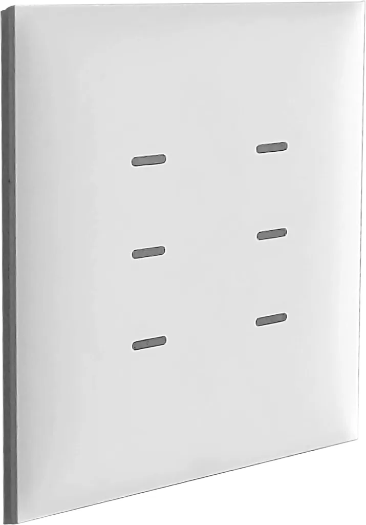 2 - Interruptor Inteligente de 6 Botões com Wi-Fi - TRR12 - Branco - Funciona com Alexa e Google Home – Syspac