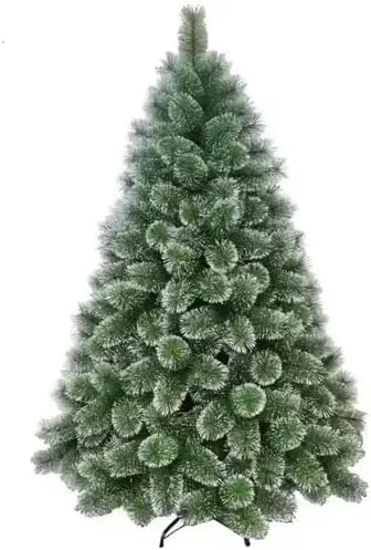 4 - Árvore De Natal Pinheiro Luxo C/neve 566galhos 2,1m A0621m - ShopBr