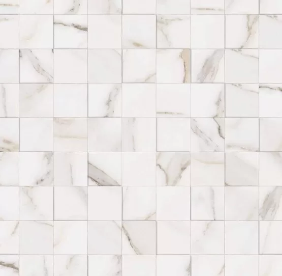 5 - Porcelanato Acetinado Borda Reta Simetria Marble White 58,4x58,4cm – Portinari