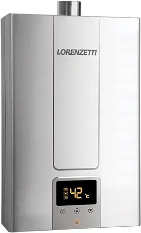 6 - Aquecedor de Água a Gás LZ 2000 DE-I GN Digital, INOX - Lorenzetti