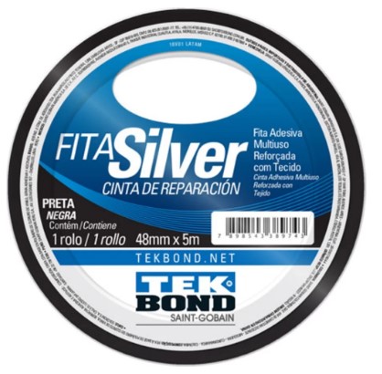 9 - Fita Silver Tape 48mmx5m – Tekbond