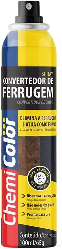 2 - Convertedor De Ferrugem 100ml - Chemicolor