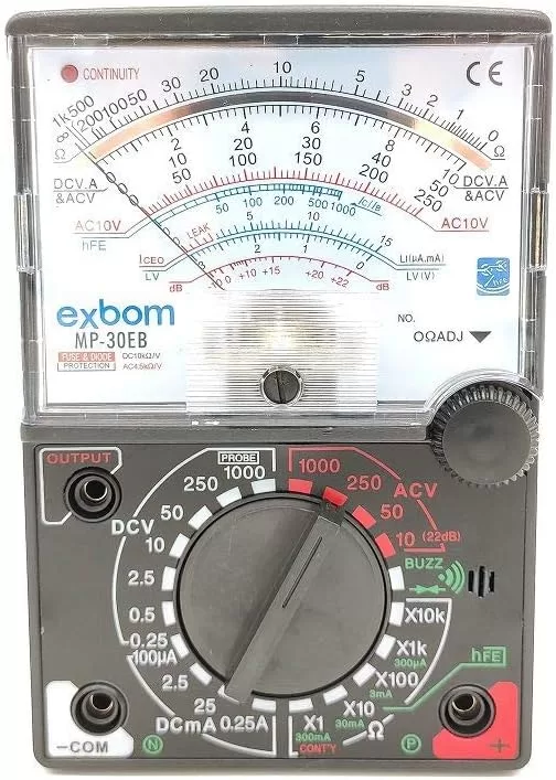 9 - Multímetro Profissional Analógico Mp-30eb - Exbom