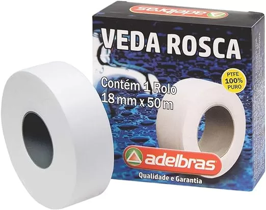 2 - Fita Veda Rosca GNA 18Mmx50M - Adelbras