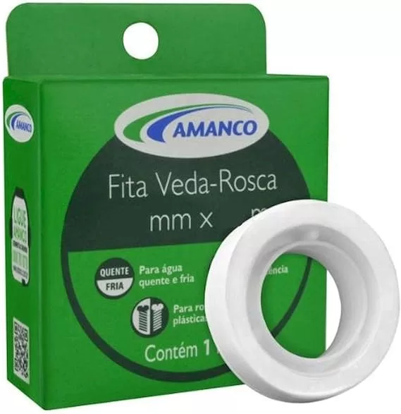 7 - Fita Veda Rosca 18mm x 10m - AMANCO